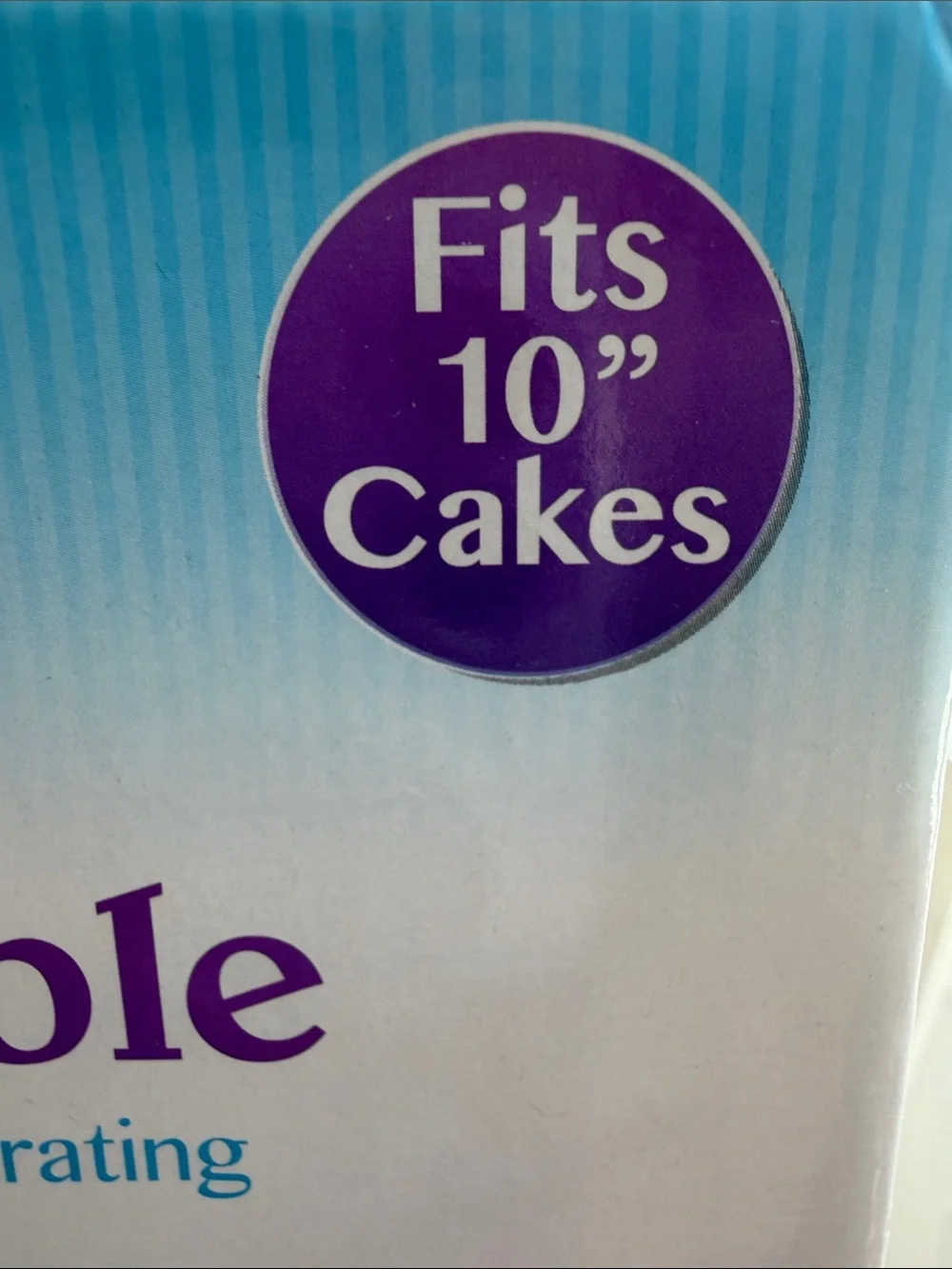 Round Cake Turntable - Spinning Decorating Platform
